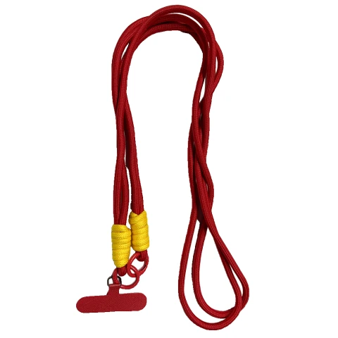 Mobile phone lanyard F1A Crossbody section 1.2m bright red