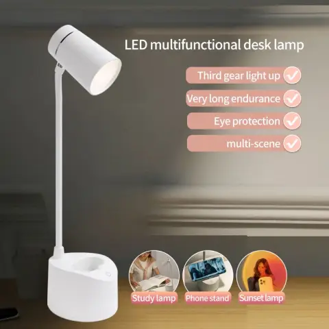 Nieuwe creatieve multifunctionele veranderlijke zonsondergang tafellamp oog-zorg nachtlamp
