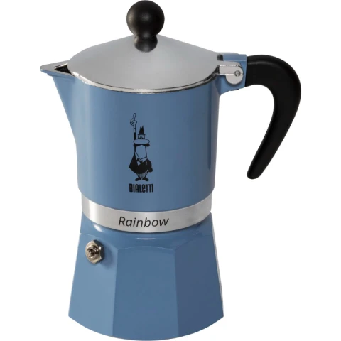 Bialetti RAINBOW 3-kops Blauw Primavera 2024