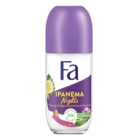 FA Deo Roll-on Women - Ipanema Nights 50 ml. GLASS