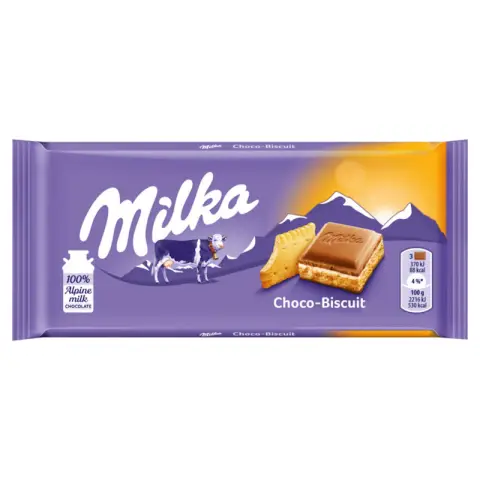 Milka Chocolate Bar Choco-Biscuit 100g