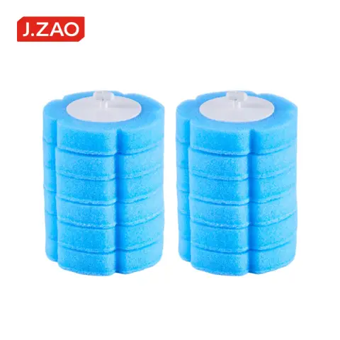 J.Zao Ersatzköpfe für Toilettenbürsten, 12er-Pack, Einwegartikel mit integrierter Reinigungslösung