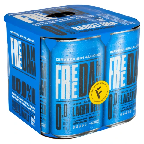 Free Damm Non-Alcoholic Beer 4 x 33cl