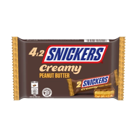 Snickers Creamy Peanut Butter 4pk 146g