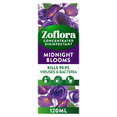 Zoflora Concentrated Multipurpose Disinfectant Midnight Blooms 120ml