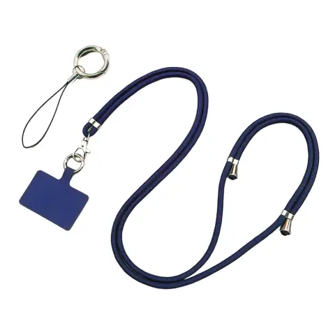 Q7 Crossbody Phone Lanyard Section - 1.2M - Navy Blue