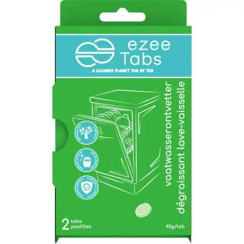 EZEE Lot de 2 dégraissants pour lave-vaisselle Ezee Tabs (2 x 35 g)