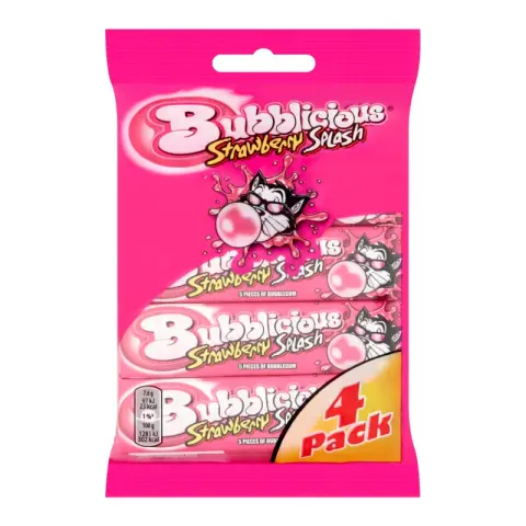 Bubblicious Strawberry Splash 152g