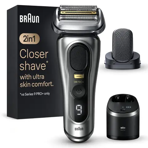 Braun Series 9 Pro+ 9597cc Wet & Dry Elektrisch Scheerapparaat Zilver