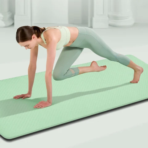 J.Zao Yoga Matte TPE Verdickt und Verbreitert Übung Fitness Springen Gymnastik
