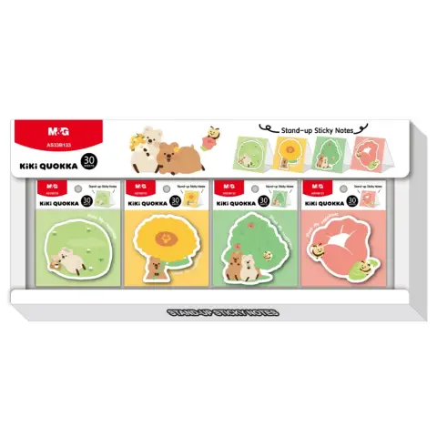 M&G Stand-up Sticky Notes 30 Sheets KIKI-QUOKKA YS-496