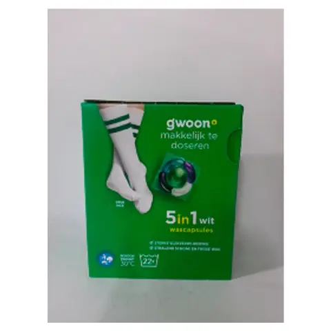 Gwoon g'woon White Laundry Capsules Box 22 Pieces