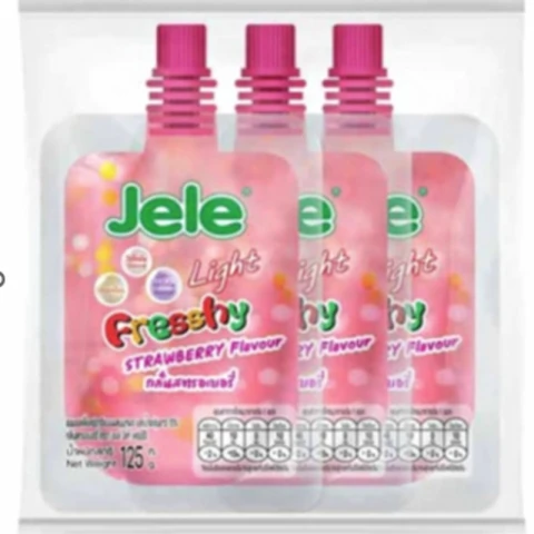 Jele Fresshy Light SQUEEZE - Fraise 3x125g