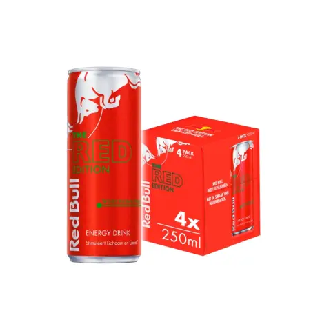 Red Bull Watermelon Energy Drink – Red Edition 250ml × 4-pack