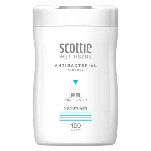 Scottle 99% Sterilization Extractable Wet Wipes (Alcohol) 120pcs