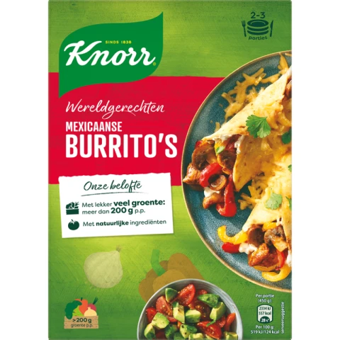 WG Mexican Burritos 228g