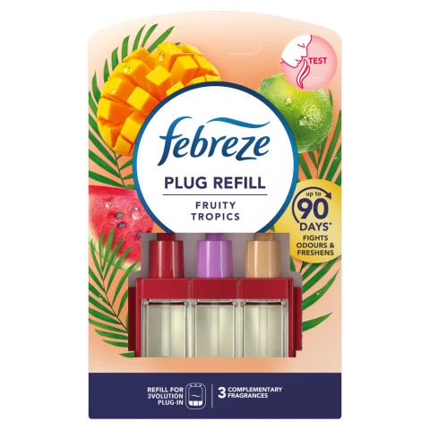 Febreze 3Volution Air Freshener Plug In Refill Fruity Tropics 20ML