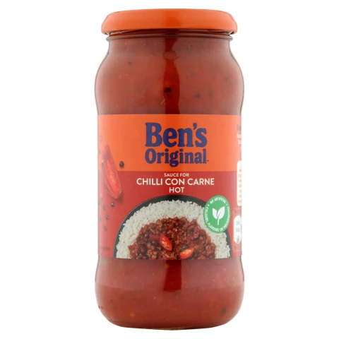 Ben's Original Hot Chilli Con Carne Sauce 450g