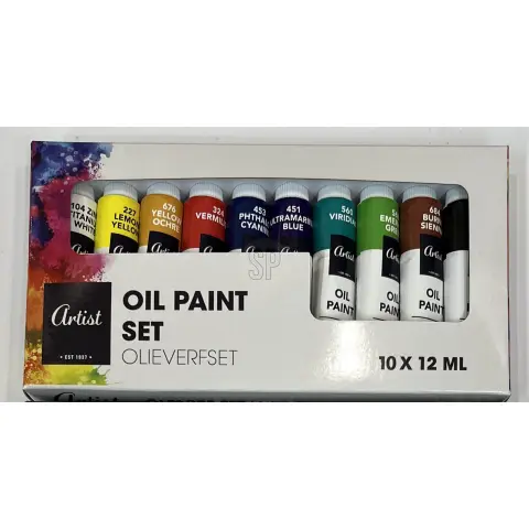 Oil Paint 12ml Set 10pcs