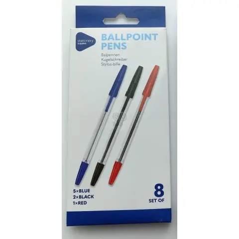 Ballpoint Pen Set 8pcs