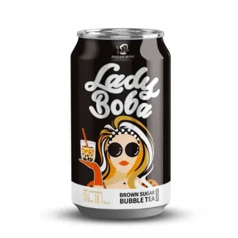 Frau Hong Lady Boba Brown Sugar Bubble Tea  Getränk 315 ml