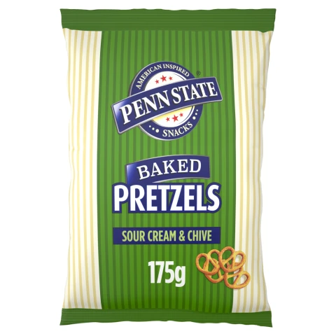 Penn State Sour Cream Chive Pretzels 175g