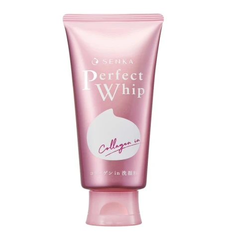 Shiseido Senka Collagen Elasticity Cleansing Foam 120g Pink