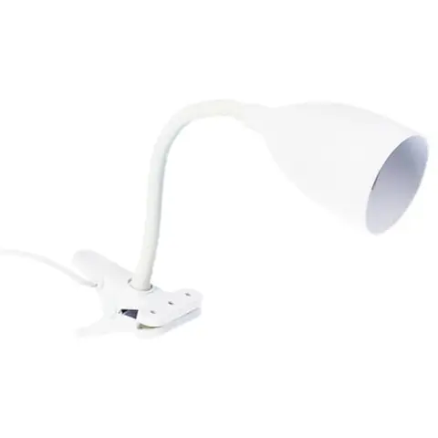 Sily weiße Clip-Lampe H43