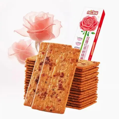 Nazibao Rose Black Tea Rock Thin Biscuit 118g