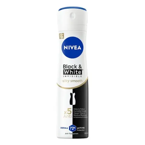 Nivea Deospray - Onzichtbaar Zwart & Wit Zijdezacht 150ml