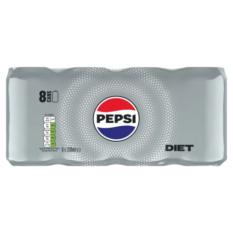 Diet Pepsi 8 x 330ml