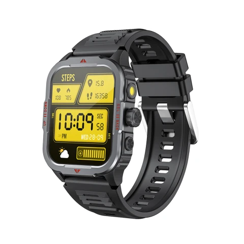 Smartwatch G129 Black Outdoor Sports Watch | Long Battery Life IP67