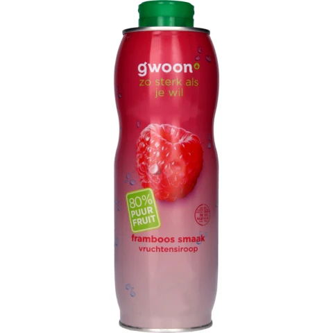 G'woon Raspberry Fruit Syrup 750ml