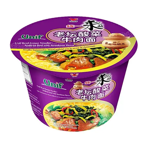Unif Noodles Bowl Beef & Sauerkraut 125g