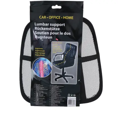 Lumbar support 40x38x15cm Mesh