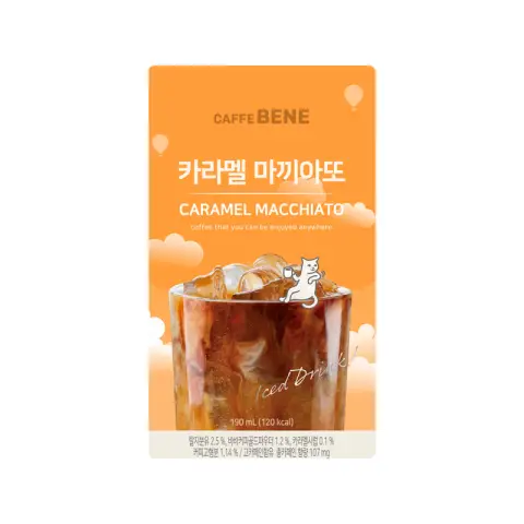 CAFFE BENE Karamell-Macchiato 190ml (Beutel)
