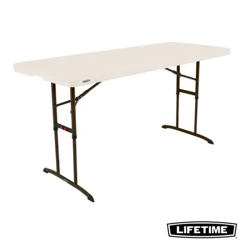 Lifetime 6-Foot / 1.83m Adjustable Height Nesting Table (Commercial)