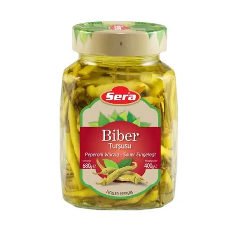Sera Biber Tursusu 680g (Tafelzuur Pepers)