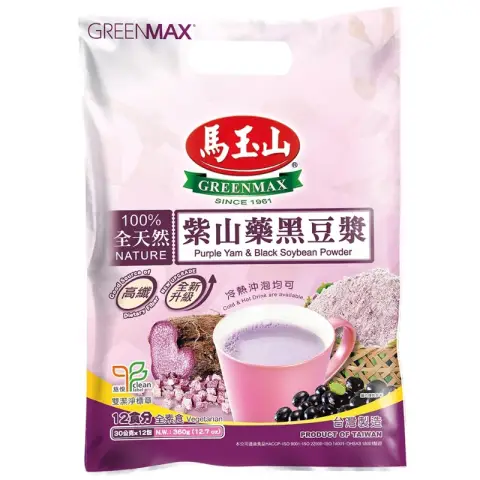 Mayushan Ma Yushan Schwarze Bohnenmilch mit Lila Yam 12*30g