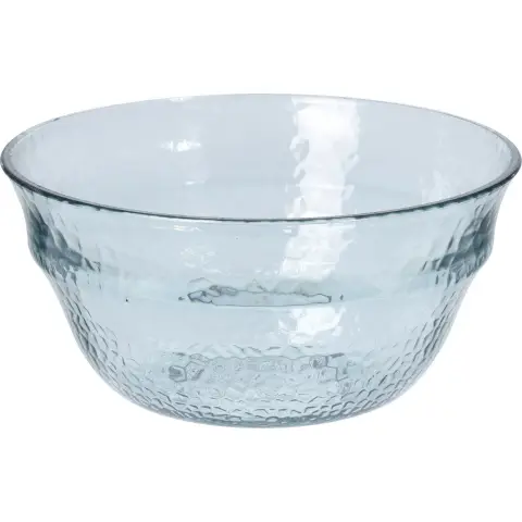Clear Plastic Bowl Extra Large 900ml D16 x 8 cm Light Blue
