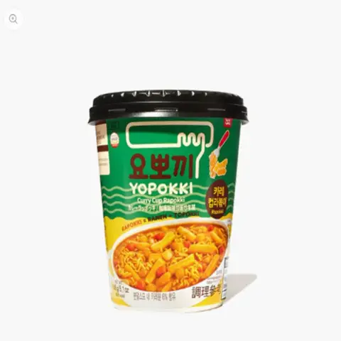 KR Yopokki Ricecake&Ramen Cup Curry 145g