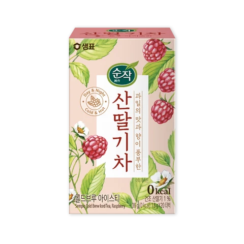 Sempio Frucht- & Kräuter-Kaltgebrühter Eistee: Himbeere 20 Beutel 36g