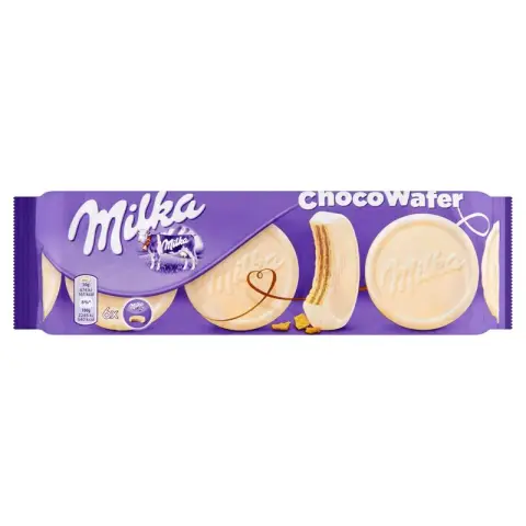 Milka Schokowaffeln Weiß 180g