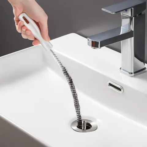Cleaning Brush Unblock Bathroom Sink Pipes Drain Hair Tangle Eliminator Sewage Flow