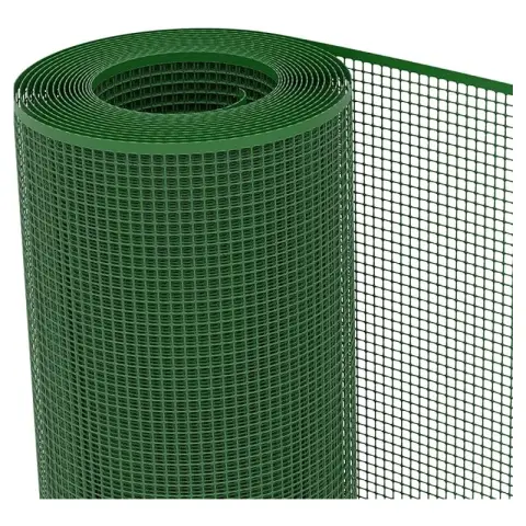 Filet plastique TENAX Quadra 10 vert 1x30 m, protection polyvalente pour portails de terrasse
