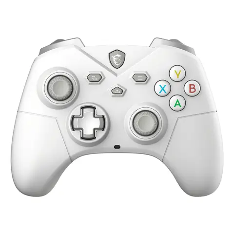 MSI FORCE GC300 WIRELESS WHITE Wit USB 2.0 Gamepad Analoog PC