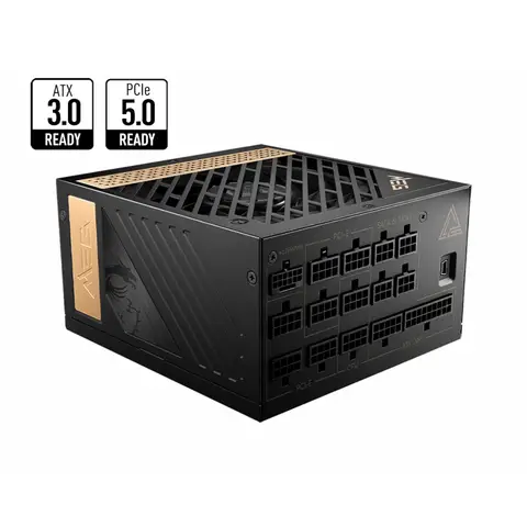 MSI MEG AI1300P PCIE5 voedingseenheid 1300 W 24-pins ATX zwart