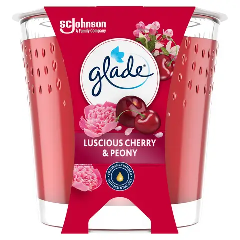 Glade Duftkerze Luscious Cherry & Peony 112 g