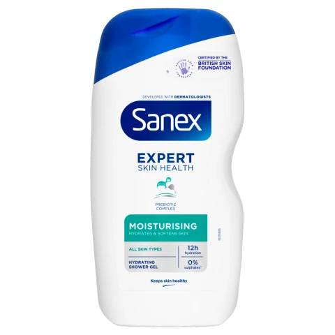 Sanex Expert Skin Health Moisturising Shower Gel Body Wash 450ml