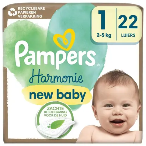Pampers Harmonie Diapers Size 1 Diapers 2kg-5kg 22 pcs S1